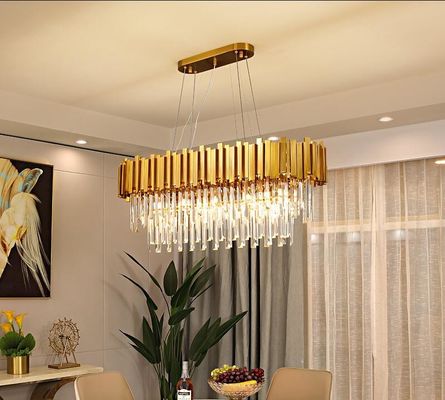 Wedding Decor Living Room Round Ceiling Chandelier Crystal Luster CCC ISO9001