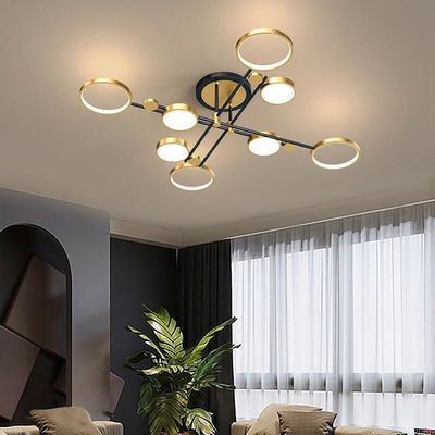 48W 72W 96W Flush Mount Indoor LED Ceiling Lights Fixtures for Restaurant Living Room