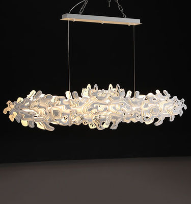 Modern Chromium Dining Table Pendant Chandelier Lights Rustproof Custom Size