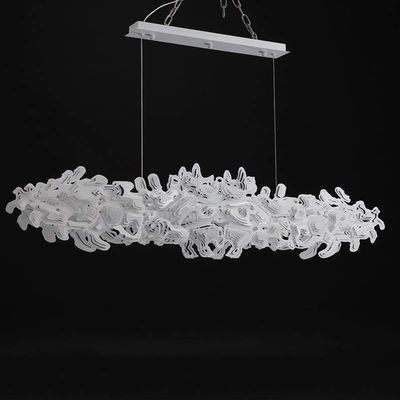 Modern Chromium Dining Table Pendant Chandelier Lights Rustproof Custom Size