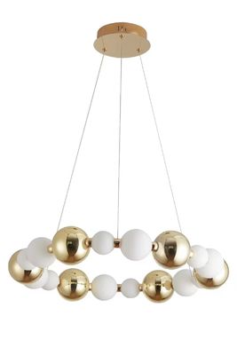 Postmodern Modern Circular Luxury Ring Led Chandelier Rustproof