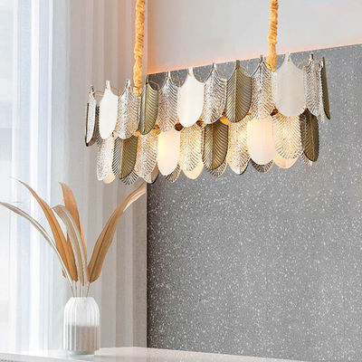ODM Modern Electrophoresis Gold Glass Pendant Light