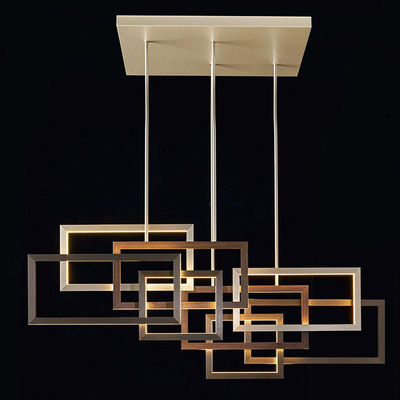 Multiple Processes Acrylic Modern LED Ceiling Chandelier Lights 5m2 To 20m2