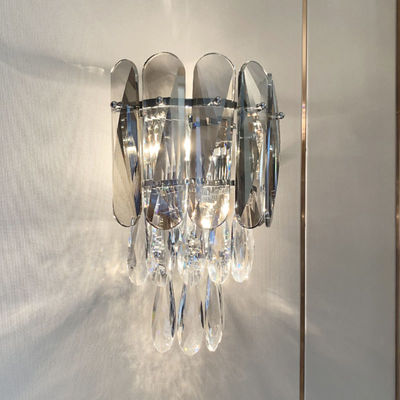 25*38cm Crystal Contemporary Bedroom Modern Wall Lamp ODM Nordic Style