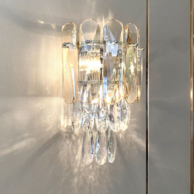25*38cm Crystal Contemporary Bedroom Modern Wall Lamp ODM Nordic Style