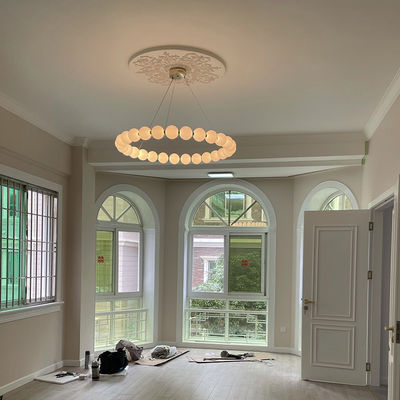 LED Energy Saving 	Glass Pendant Lamps  Dining Room Restaurant Chandelier 25-30M2