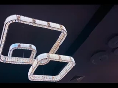 लिविंग रूम सरल वर्ग दीपक झूमर वर्ग नॉर्डिक झूमर न्यूनतम भोजन कक्ष