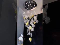 ग्लास विला डुप्लेक्स सीढ़ी फर्श लैंप इंस्टॉलेशन परियोजना के लिए आयताकार लंबा आयताकार