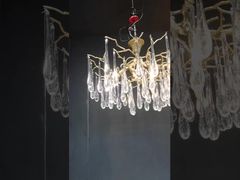 क्रिएटिव ग्लास फ्लावर झूमर जंगरोधी आधुनिक फ्लावर झूमर