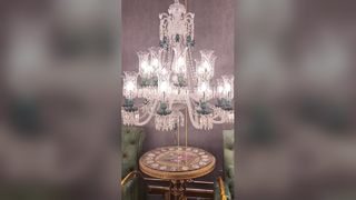LED E14 सीलिंग क्रिस्टल कैंडल चंदेलियर लैंप वाटरप्रूफ गंदगी प्रतिरोधी