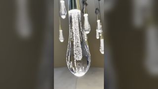 LED E14 क्रिस्टल कैंडल शैंडलियर 5 से 10m2 हाई लाइट ट्रांसमिशन