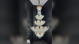 उच्च अंत आंतरिक सजावट के लिए लक्जरी बड़े झूमर