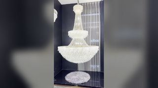 झोंगशान उच्च गुणवत्ता वाले आधुनिक गोल अलबास्टर बैलून डाइनिंग प्लास्टर चंदेलियर नए डिजाइनर लॉन्ग एम