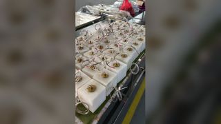 सफेद अलबास्टर लटकती रोशनी