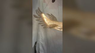 सीढ़ी लंबी गिरावट कस्टम लटकन रोशनी एच 65 तांबा