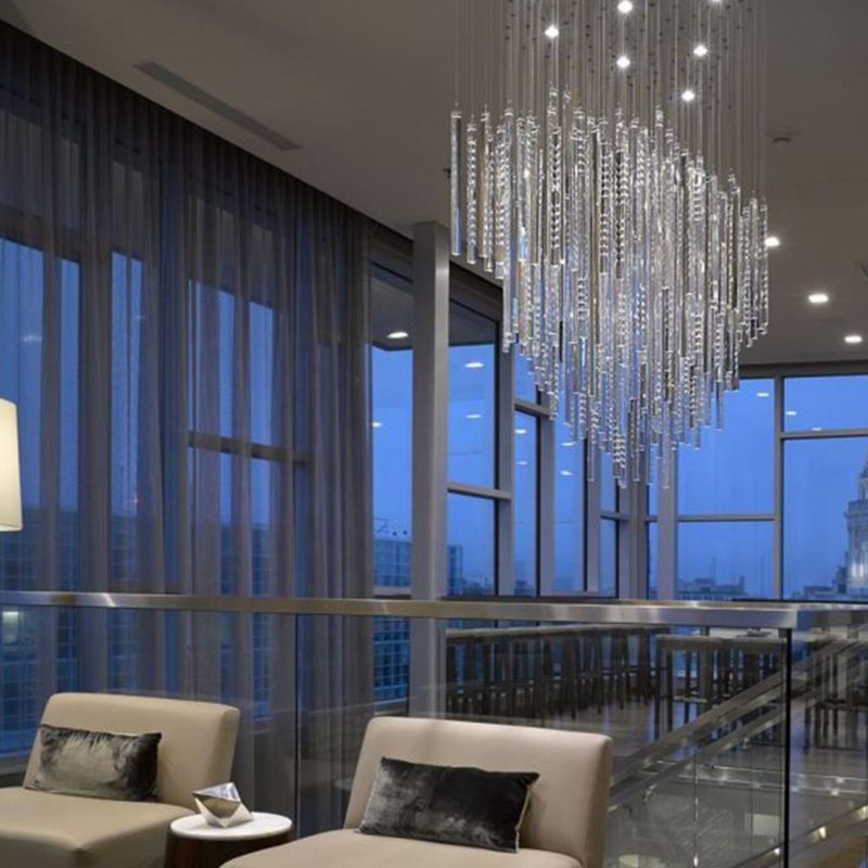 Nordic Hanging LED Lamp Lighting G9 Glass Chandelier For Indoor Lighting