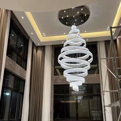 कस्टम मेड लक्ज़री होटल लॉबी झूमर 240V