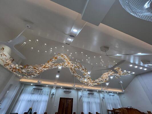 आधुनिक झूमर घर भोजन क्षेत्र झूमर समकालीन शैली