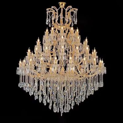 Luxury Crystal Candlestick Chandelier Classic LED E14 Light For Private Yacht Exclusive Club